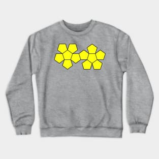 Dodecahedron NetImage Crewneck Sweatshirt